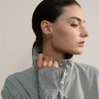 Elegant Bloom Flower Studs - TM & Co. Jewels